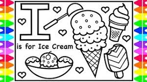 In this free and unique collection of ice cream coloring pages, the kids get to put color on this tasty treat. Abc Alphabet Coloring Pages I Is For Ice Cream Ice Cream Coloring Page Coloring For Kids Youtube