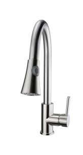 Modern kitchen faucet, swivel design with single handle and pull down sprayer, c by efurnish. Y Decor Ypg310 Luxurious Single Handle Pull Down Kitchen Faucet In Brushed Nickel Finish Kitchen Faucets Bar Sink Faucets Nettserier No