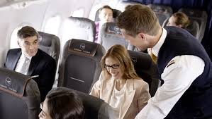 What are the benefits of lufthansa's personalisation activities? Lufthansa Airbus A320neo Business Class Frankfurt Rome Fiumicino Executive Traveller