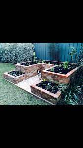 Homemade Raised Garden Bed Vintage Clinker Bricks Recycled Bricks Do It Y Homemade Raised Garden Beds Backyard Landscaping Designs Raised Garden Bed Corners