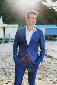 Hayley Andrew Mornington Peninsula Beach Wedding Beach Wedding Groom Attire Beach Wedding Suits Beach Wedding Groom