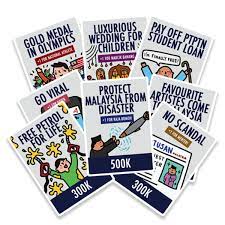 We play the singaporean dream: The Malaysian Dream Card Game Mgag Quality Fun Toys And Educational Games