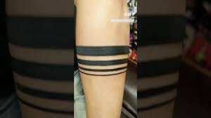 This is an exceptional abstract new wave tattoo. Band Tattoo Design Black Armband Tattoo For Forearm Ring Tattoo On Arm Youtube