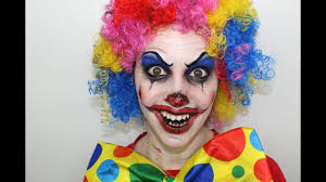 Idée de maquillage pour couple. Maquillage D Halloween Clown Diabolique Youtube