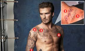 Lets look into some meaningful david beckham tattoo designs that makes to inspire you. David Beckham S 40 Tattoos And The Special Meaning Behind Each Design Daily Mail Online