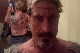 He picked janice up at a miami beach cafe and hired her as an escort for the night. Digital Security Legend John Mcafee S Naked Shooting Spree