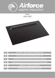 All emc frames must be clean and have continuous electrical contact with the structure. Aspira Induction Nobilia Airforce Manualzz