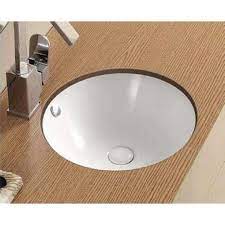 Barclay addie round undermount basin Ect Global Round Under Counter Basin Bathroom Vanity White Reno Wb 4040u
