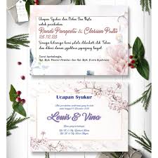 May 25, 2019 · banner wedding spanduk pernikahan simpel praktis murah xx cm banner mohon doa restu pernikahan contoh mohon doa restu pernikahan terkeren spanduk pernikahan mohon doa. Kartu Ucapan Syukur Tasyakuran Pernikahan Mohon Doa Restu Pernikahan Shopee Indonesia