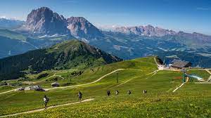 Une vue à couper le souffle. Seceda Seilbahnen St Ulrich In Groden Dolomiten Sudtirol Italien