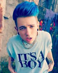 Midnight blue galaxy cool hair colors for guys. Navy Blue Hair Blue Hair Tumblr Mens Blue Hair
