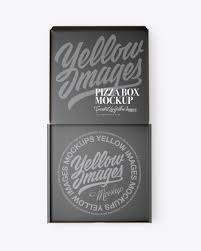 Download Opened Kraft Pizza Box Mockup In Object Mockups On Yellow Images Object Mockups PSD Mockup Templates