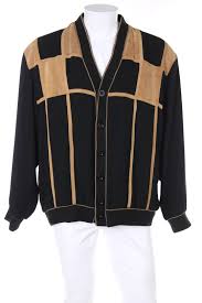 Jacques Lorant Vintage Bomber Jacket With Leather Details 56