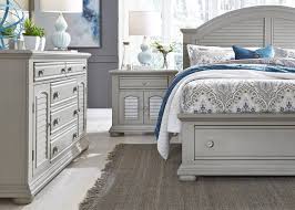 Summer house i collection dresser $819.00. Summer House Ii Bedroom 5pc Set 407 Br Qsb In Gray By Liberty