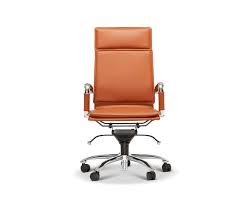 The barcelona chair inspired design of this piece make it perfect for blending into the modern styles of today's homes. Brock High Back Office Chair Scandinavian Designs