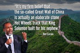 Ben Carson On Great Wall Ben Carson Wikipedia Know Your Meme