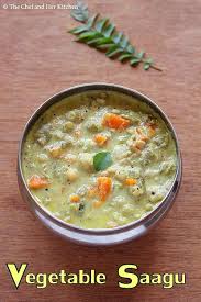 Mixed Vegetable Sagu Or Saagu As We Call Is A Famous Combination For Breakfast Varieties Baby Food Recipes Indian Food Recipes Vegetarian Mix Vegetable Recipe