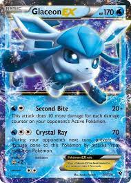 Glaceon's japanese name is the same as the english name of glacia, a member of the hoenn elite four. Glaceon Ex Xy Fates Collide Pokemon Tcgplayer Com