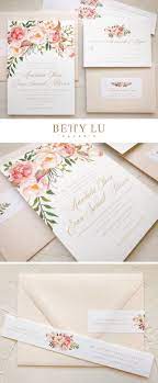 Blush Floral Wedding Invitations Blush Pink And Gold Wedding Invitations Gold Wedding Invitations Elegant Glitter Wedding Invitations Gold Wedding Invitations