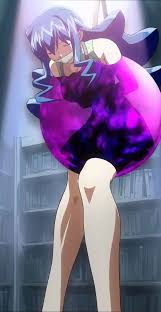 mishina aoi, ryuusei sentai musumet, screencap, highres, third-party edit,  00s, 1girl, aura, bare legs, bdsm, big hair, blue hair, bondage, bound,  breasts, dress, large breasts, long hair, matching haireyes, solo,  unconscious, very