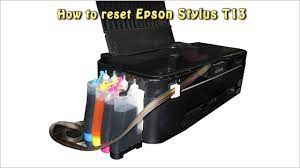 Epson t13 t22e series drivers download. Reset Epson T13 Waste Ink Pad Counter Youtube