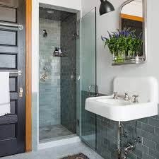 Changing the shower curtains is relatively easy; 15 Beautiful Small Bathroom Designs