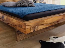 Weitere ideen zu bett, bettgestell, bett mit bettkasten. Balkenbett Massivholzbett 200x200 Cm Fichte Eichefarben Bennet