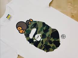 Click on the button below to buy it. Bape First Camo Baby Milo On Big Ape Head Tee Shirt Men S Fashion Tops Sets Tshirts Polo Shirts On Carousell
