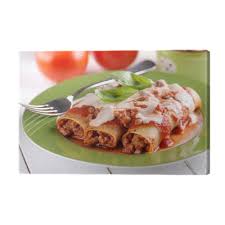 Leinwandbild Cannelloni Al Ragu Di Carne Tradizionale Ricetta Italiana Pixers Wir Leben Um Zu Verandern