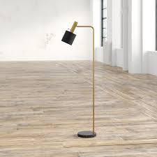 Nxone led floor lamp,modern reading adjustable standing height 4 colors and stepless brightness work lamp for living room bedroom reading，black. Reading Lamps Floor Lamps You Ll Love In 2021 Wayfair