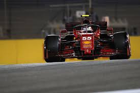Wearing a helmet featuring a tribute to anthoine hubert. Ferrari S Sainz Thought F1 Qualifying Was Over After Q1