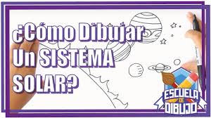 Básicamente, el sistema solar es un sistema formado por planetas y cuerpos celestes como los cometas o satélites naturales, que giran en órbita alrededor de la estrella más grande y potente de todas: Como Dibujar Un Sistema Solar Dibujo De Sistema Solar Paso A Paso Youtube