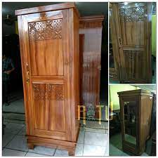 Jatuhkan pilihan pada lemari pakaian 2 pintu ini. Jual Lemari Pakaian Minimalis Jati 1 Pintu Cocok Untuk Kamar Kos Di Lapak Ratu Indah Furniture Bukalapak