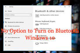 On your keyboard, hold down the windows logo key and press the i key to open the settings window. Resolved No Option To Turn On Bluetooth Windows 10