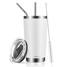 20 oz thermoserv foam insulated coffee mug black/green two pack. Umite Chef 20oz Tumbler Double Wall Stainless Steel Vacuum Insulated Travel Mug With Lid Insulated Coffee Cup 2 Straws For Home Outdoor Office School Ice Drink Hot Beverage 20 Oz White Buy