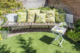 Scandi teak garden bench by dpi. Bespoke Garden Benches In London Beautiful Garden Seating