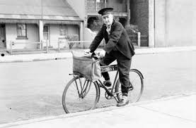 Postman On Push Bike Alexandria 1940s Push Bikes Dig For Victory Alexandria