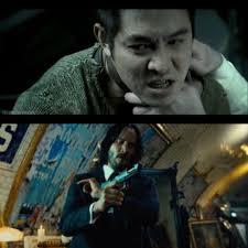 IP Man accidentally kills John Wicks dog....what happens next....no guns  allowed that would be too easy