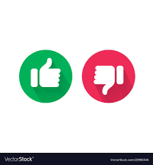 Do And Dont Thumb Up And Down Vector Icons Vector Red Bad And Green Good Like And Unlike Symbols For Negative And Positive Ch Thumbs Up Icon Vector Free Icon