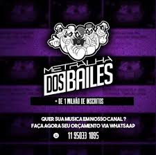 We did not find results for: Quer Sua Musica Em Nosso Canal Metralha Dos Bailes Facebook