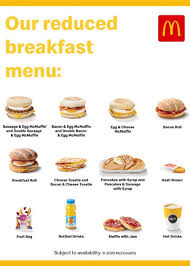 Either for drive thru or mcdelivery. The Breakfast Menu Is Back In These Irish Mcdonald S Restaurants