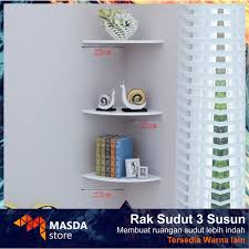 Sesuai namanya, ruang tamu adalah ruangan di rumah yang digunakan untuk menyambut tamu yang datang. Cod 3 Susun Jual Rak Dinding Sudut Hiasan Pajangan Rumah Gantung Minimalis Murah Kamar Ruang Tamu Shopee Indonesia