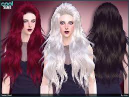 Anto Smoke Hair Smoke Hair Sims Hair Long Wavy Hair