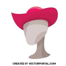 Female Hat On A Mannequin Free Vector Image Freevectors Eps Ai Illustration Clipart Freebie Clip Art Hats For Women Vector Free