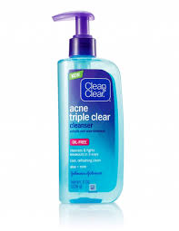 acne triple clear cleanser clean