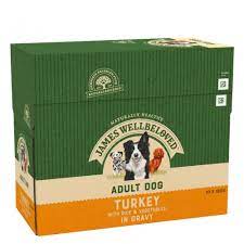 James Wellbeloved Dog Adult Turkey Pouches 10x150g Dog Food Millbry Hill