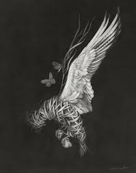 Bird A La Mode Reddit 2020 Surrounded By Feathers Birds Clutch Their Bleeding Hearts In Christina Mrozik S Monochromati In 2020 Graphite Illustration Heart Illustration Illustration