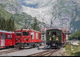 61 6 matterhorn gotthard bahn mgb hgm 4 4 hg 2 3 at gletsch switzerland by georg trub train swiss rail matterhorn
