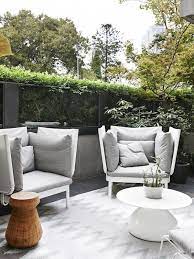The Plumed Nest House Tour Melbourne Apartment Modern Outdoor Spaces Terrace Decor Outdoor Patio Set