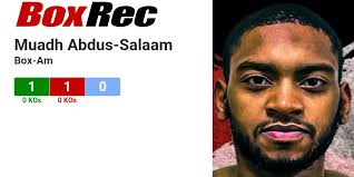 BoxRec: Muadh Abdus-Salaam
